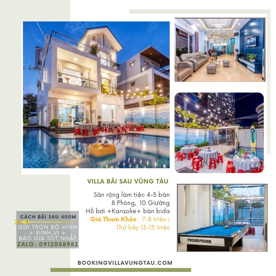 villa vũng tàu cho 30 người
