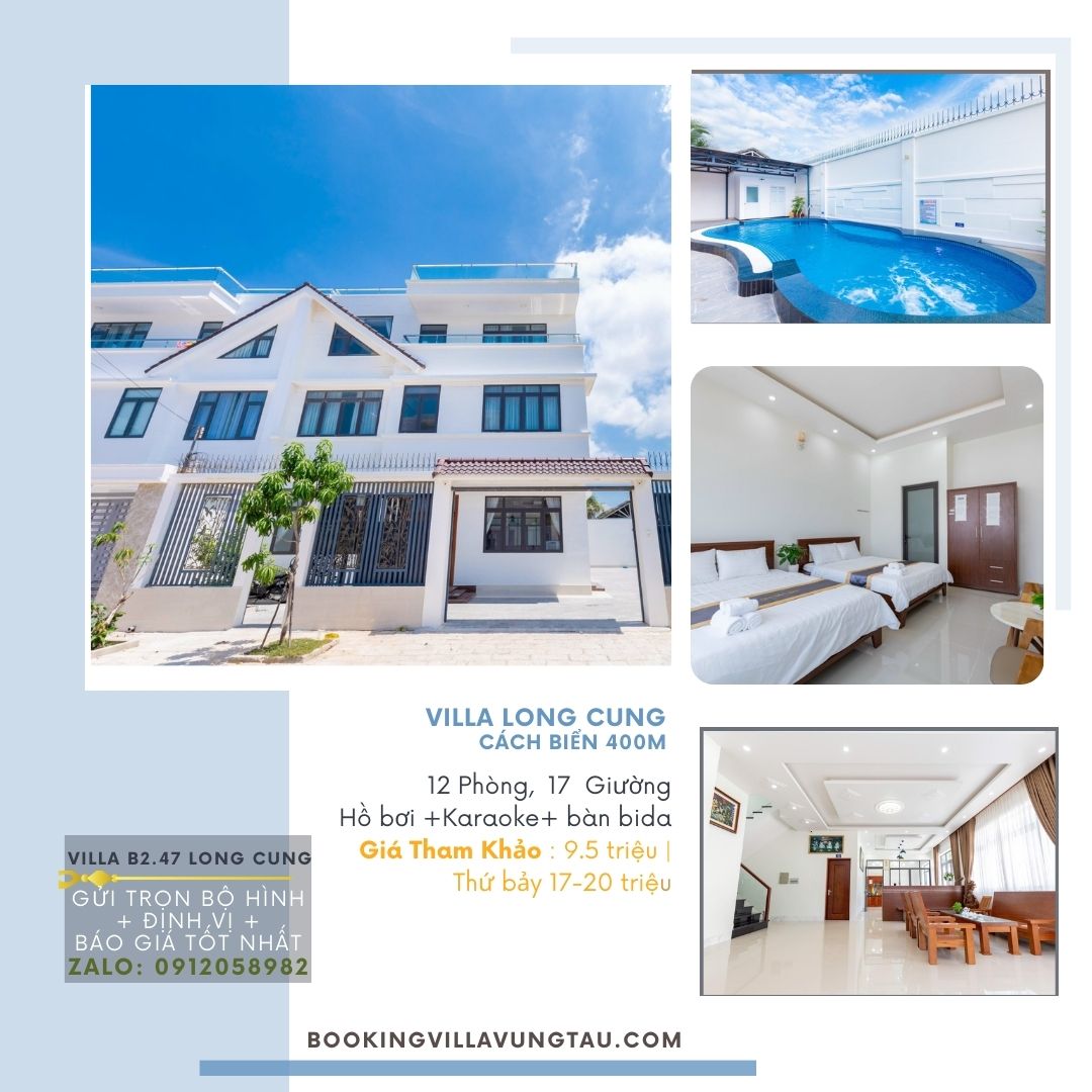 Villa vũng tàu cho 30 người