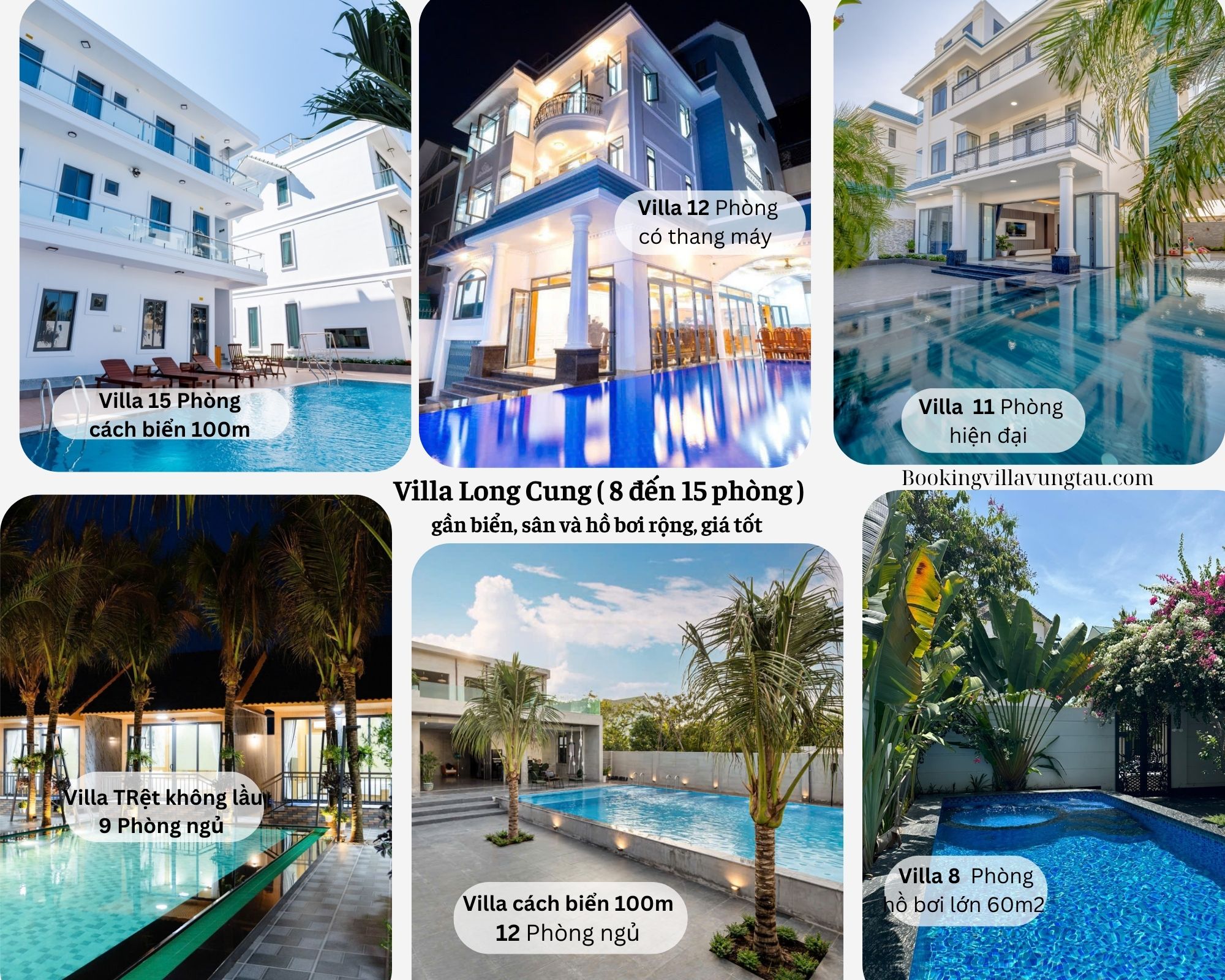 villa long cung vung tau cho 30 người 