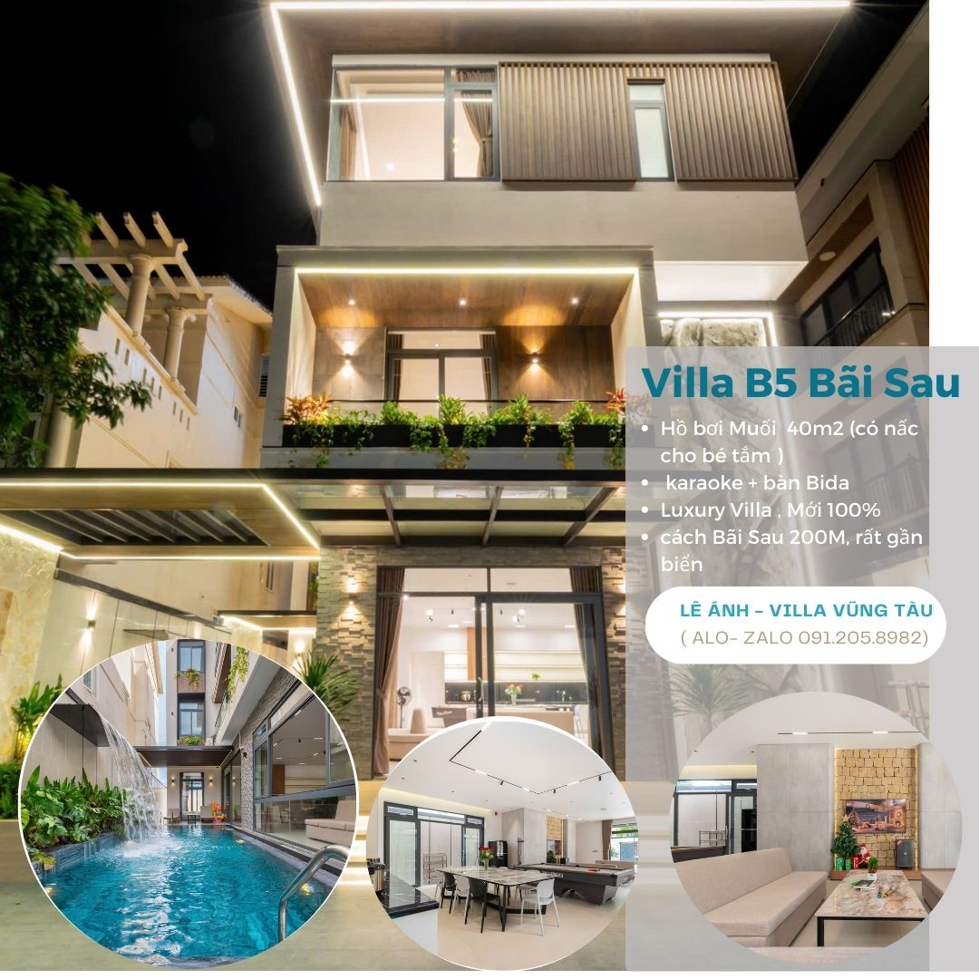 Villa B5 Đặng Thuỳ Trâm Vũng Tàu