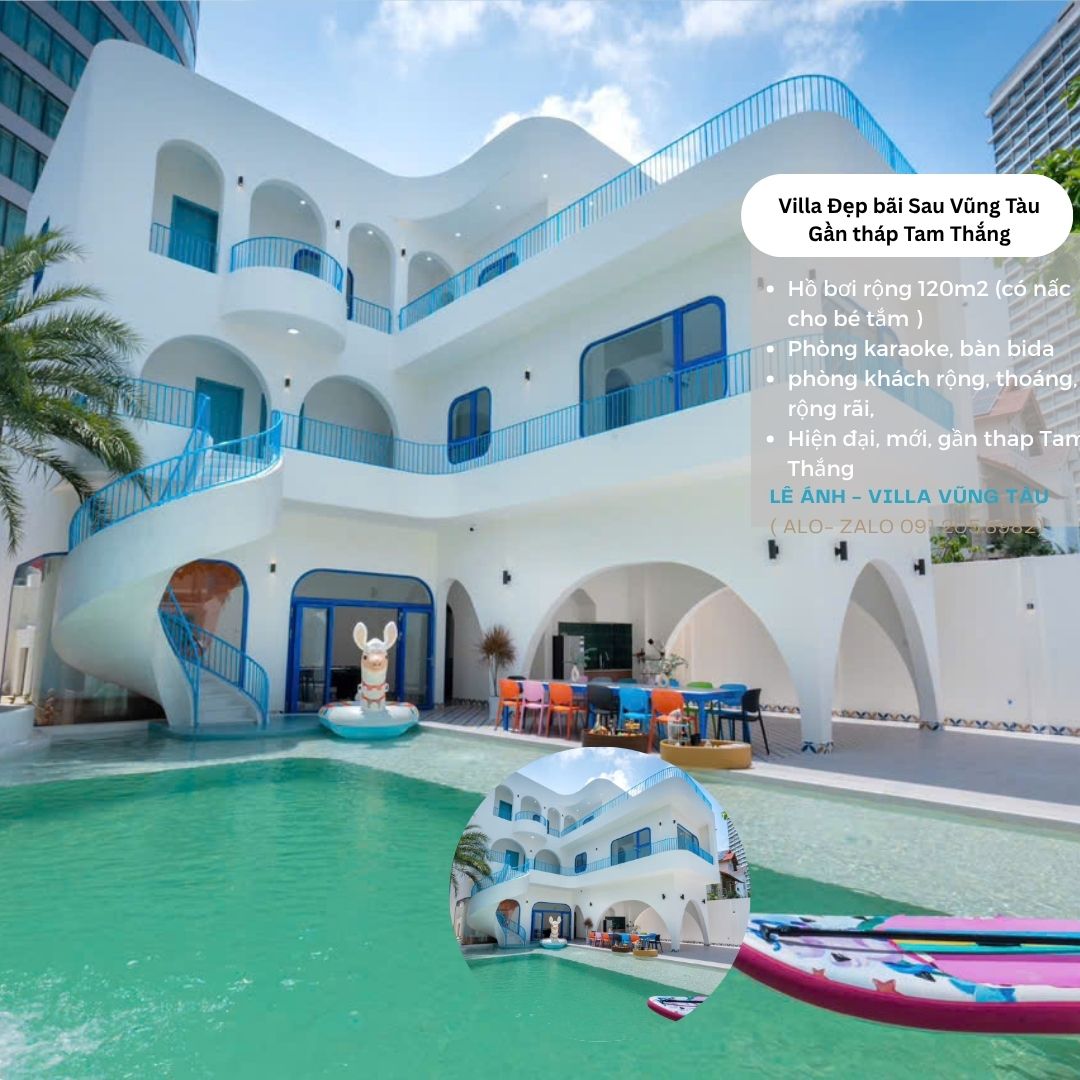 villa vũng tàu cho 30 người mới đẹp