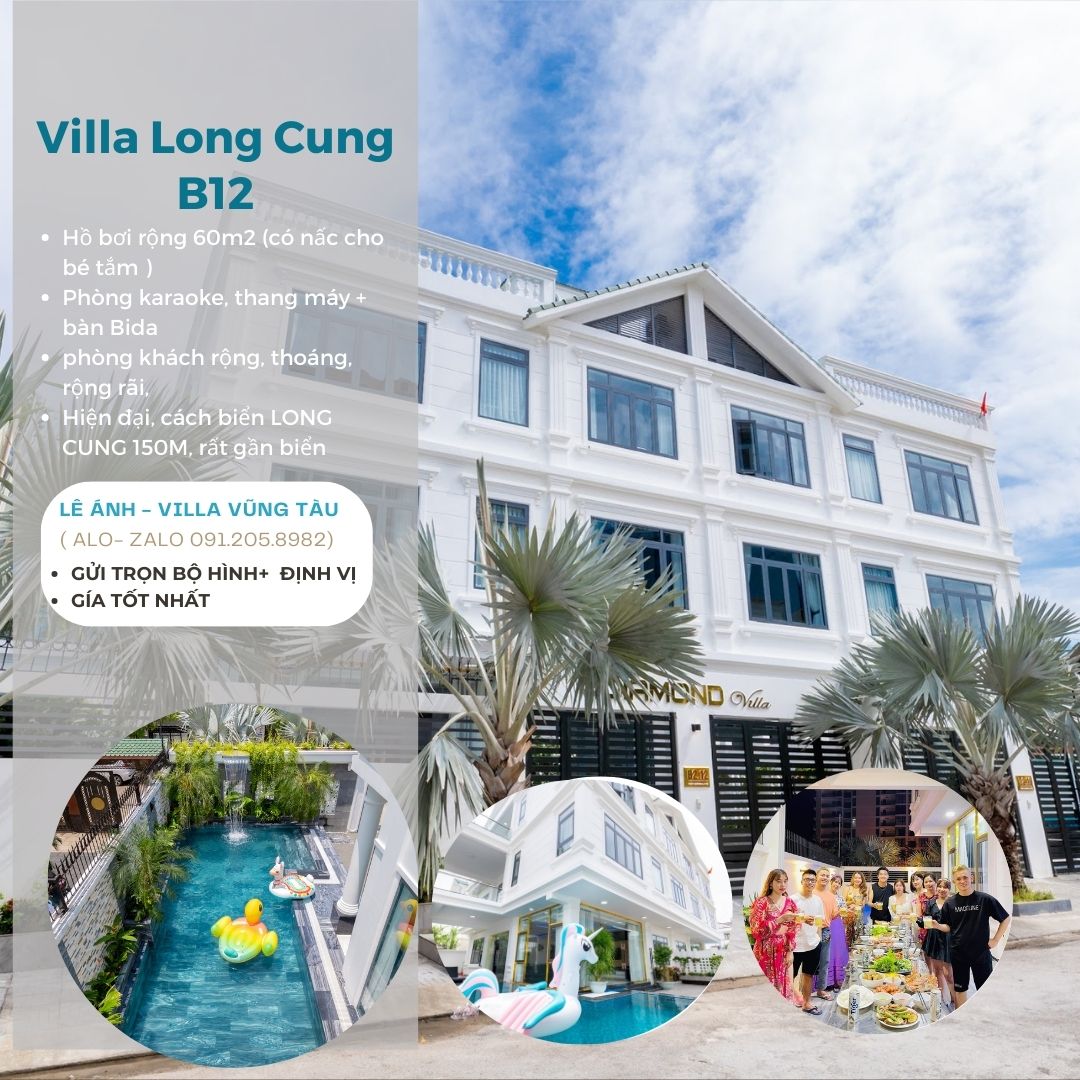 Villa Vũng Tàu cho 30 người