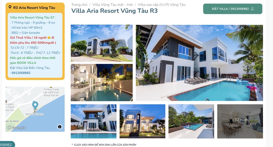 Villa Aria Resort Vũng Tàu R3
