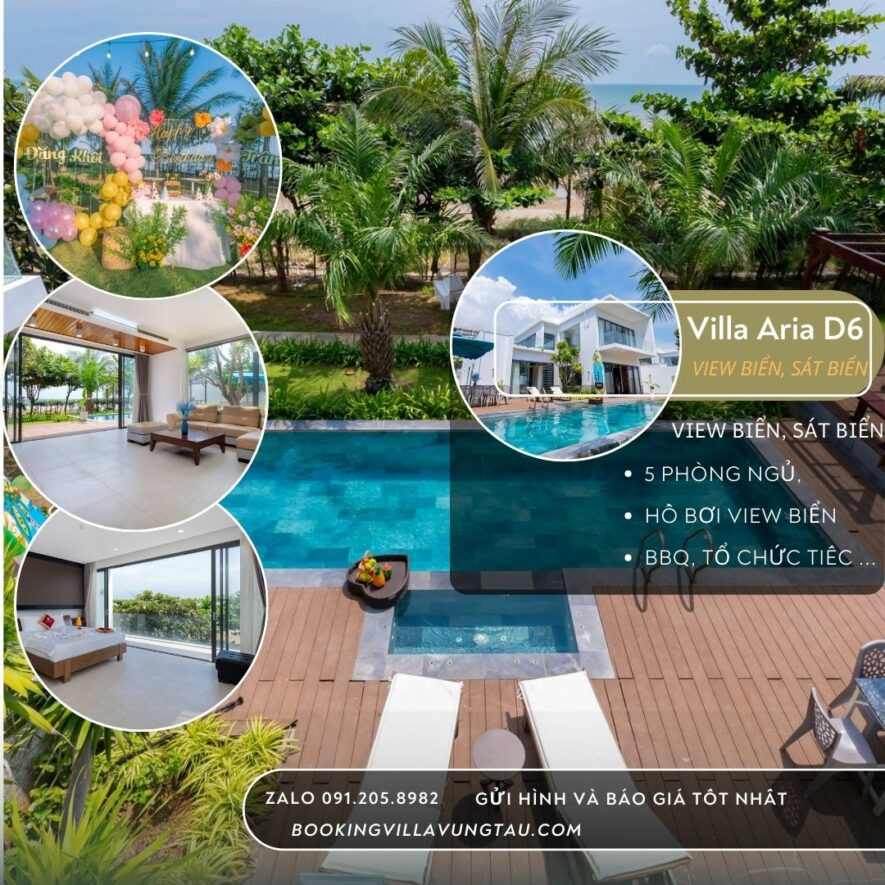 Aria Resort- Căn hộ, Villa nghỉ dưỡng sát cạnh bãi tắm riêng miễn phí D6-Resort-aria-1-885x885