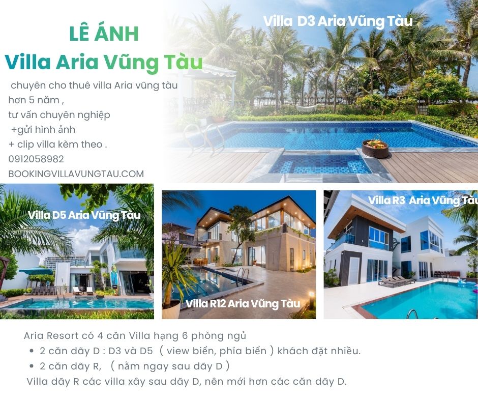 Villa Aria Vũng Tàu 6 phòng ngủ