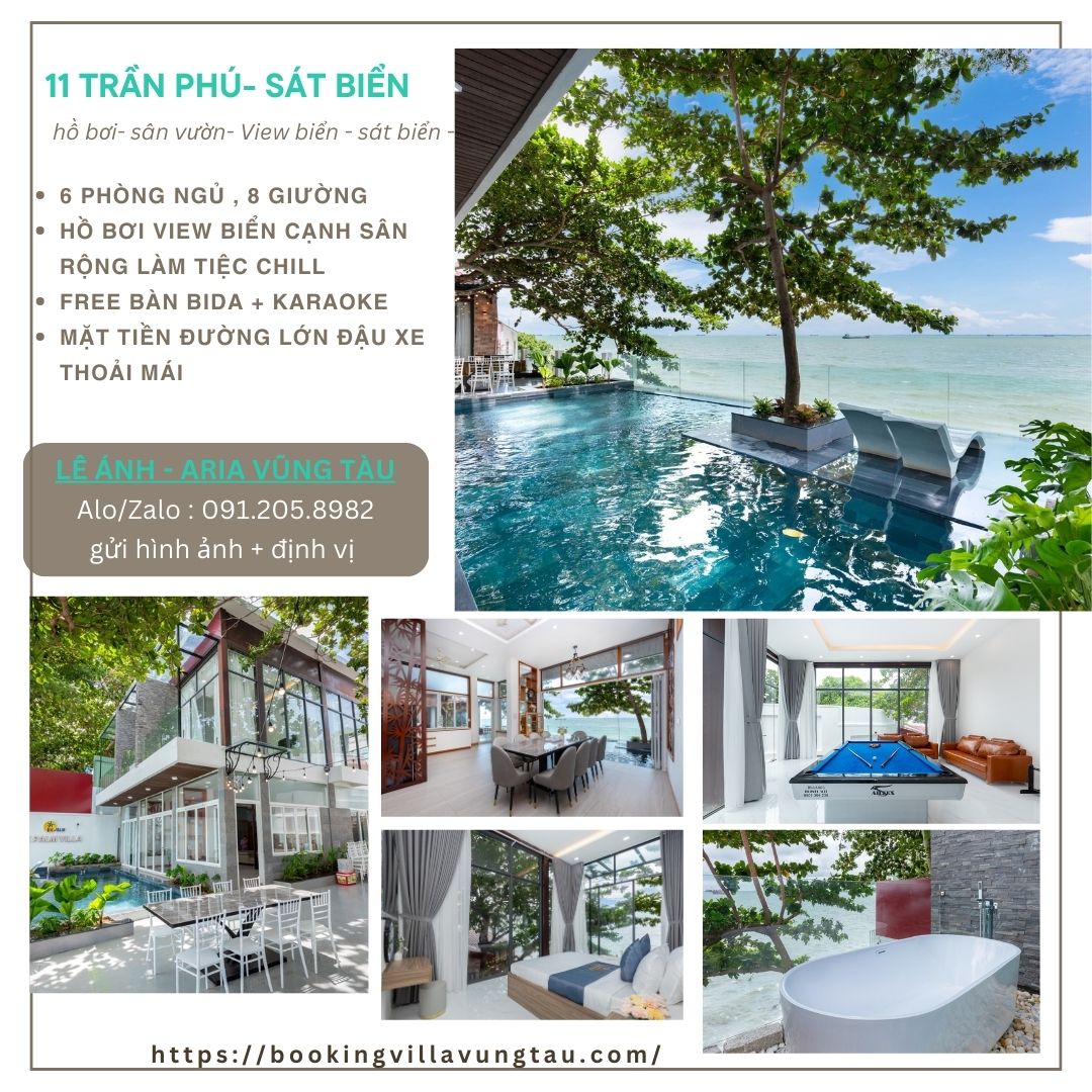 Villa vũng tàu cho 20 người