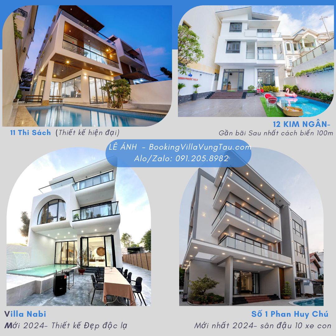 Villa Bãi Sau vũng Tàu 8 phòng ngủ
