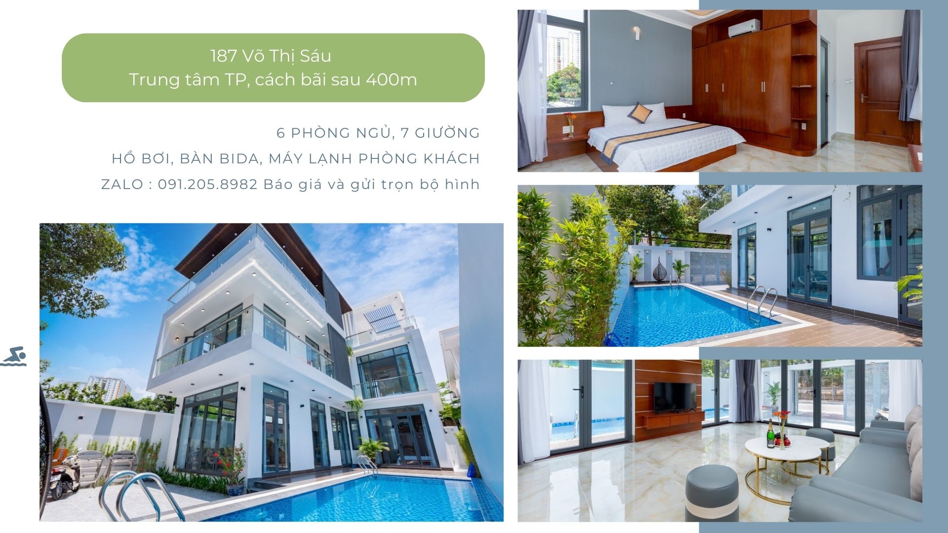 villa vũng tàu 5 phòng ngủ 