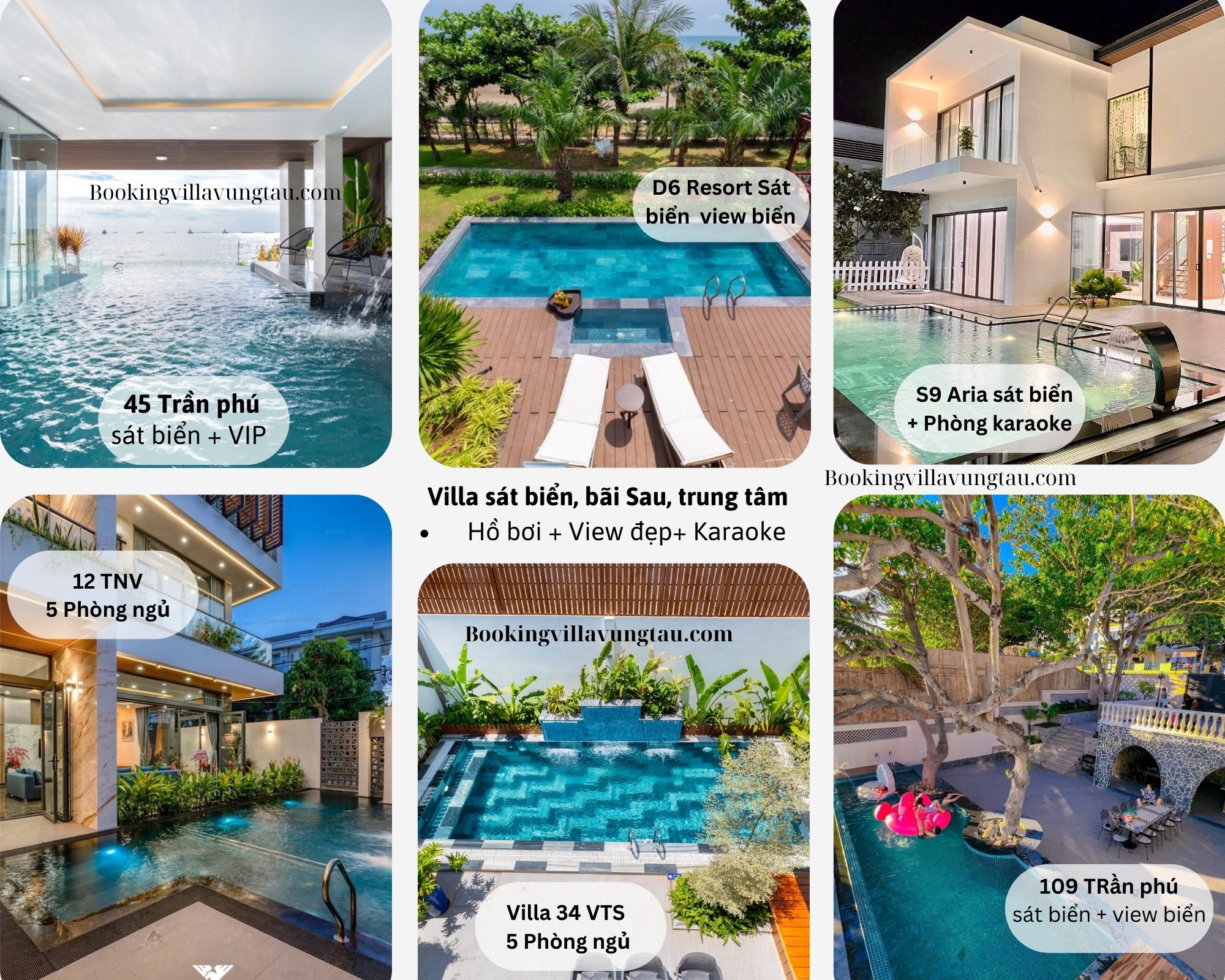 villa vũng tau 5 phòng ngủ 