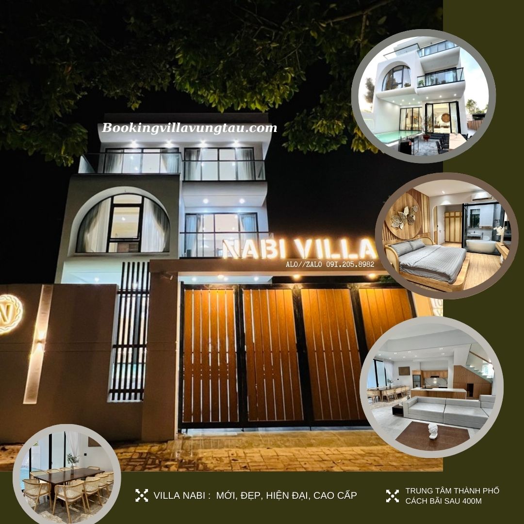 Villa Vũng Tàu 5 phòng ngủ 