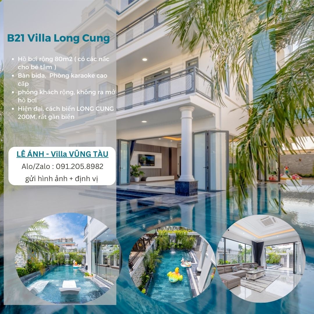 Villa Vũng Tàu cho 20 người 