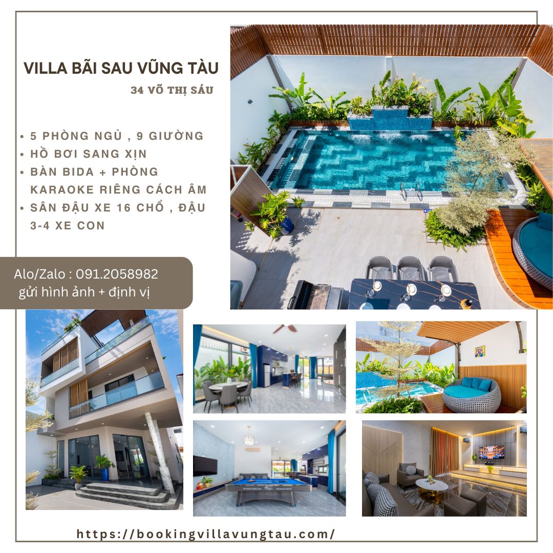 Villa 34 Võ Thị Sáu Vũng Tàu