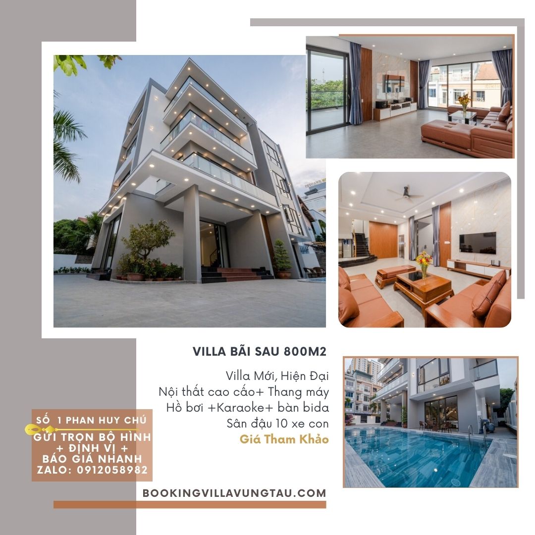 Villa Vũng Tàu 10 phòng ngủ 