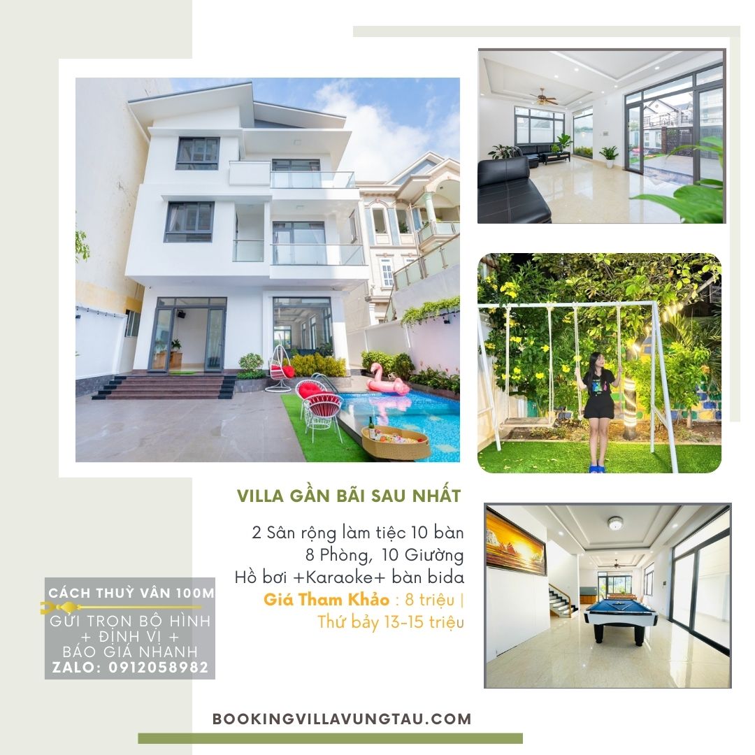 Villa bãi sau vũng tàu