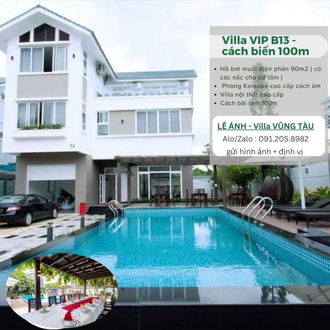 villa 5 sao vũng tàu
