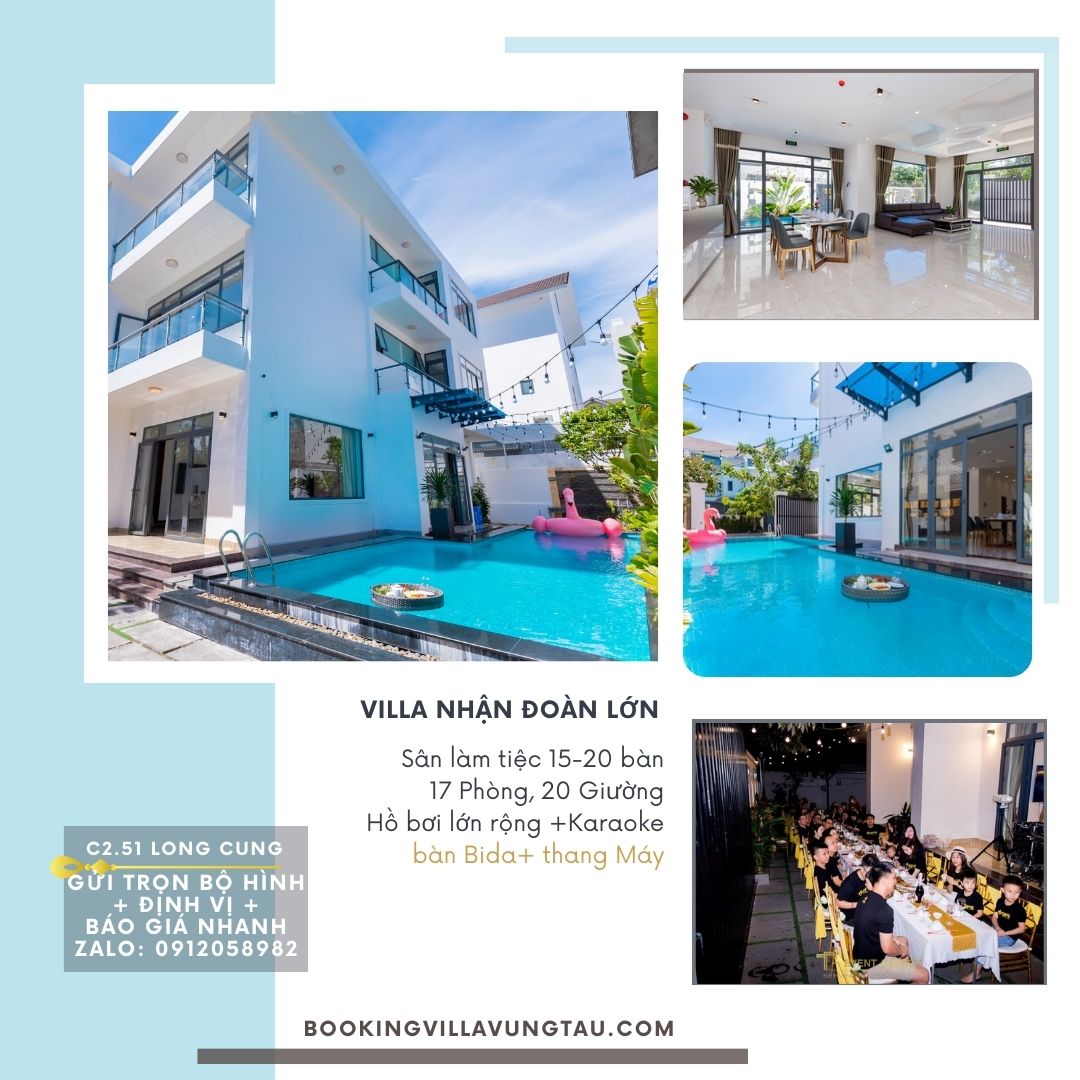 Villa vũng tàu cho đoàn 40 người