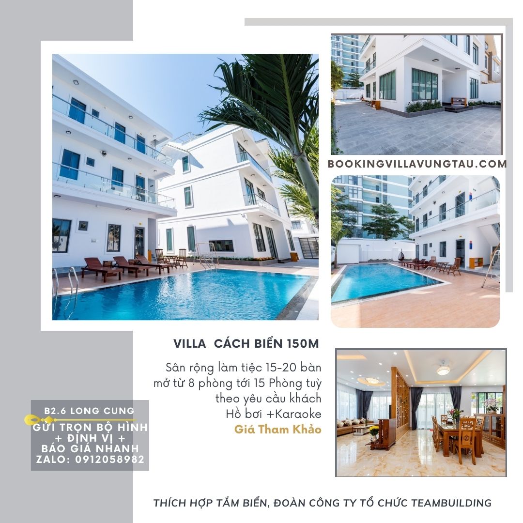 villa vũng tàu 8 phòng ngủ b26