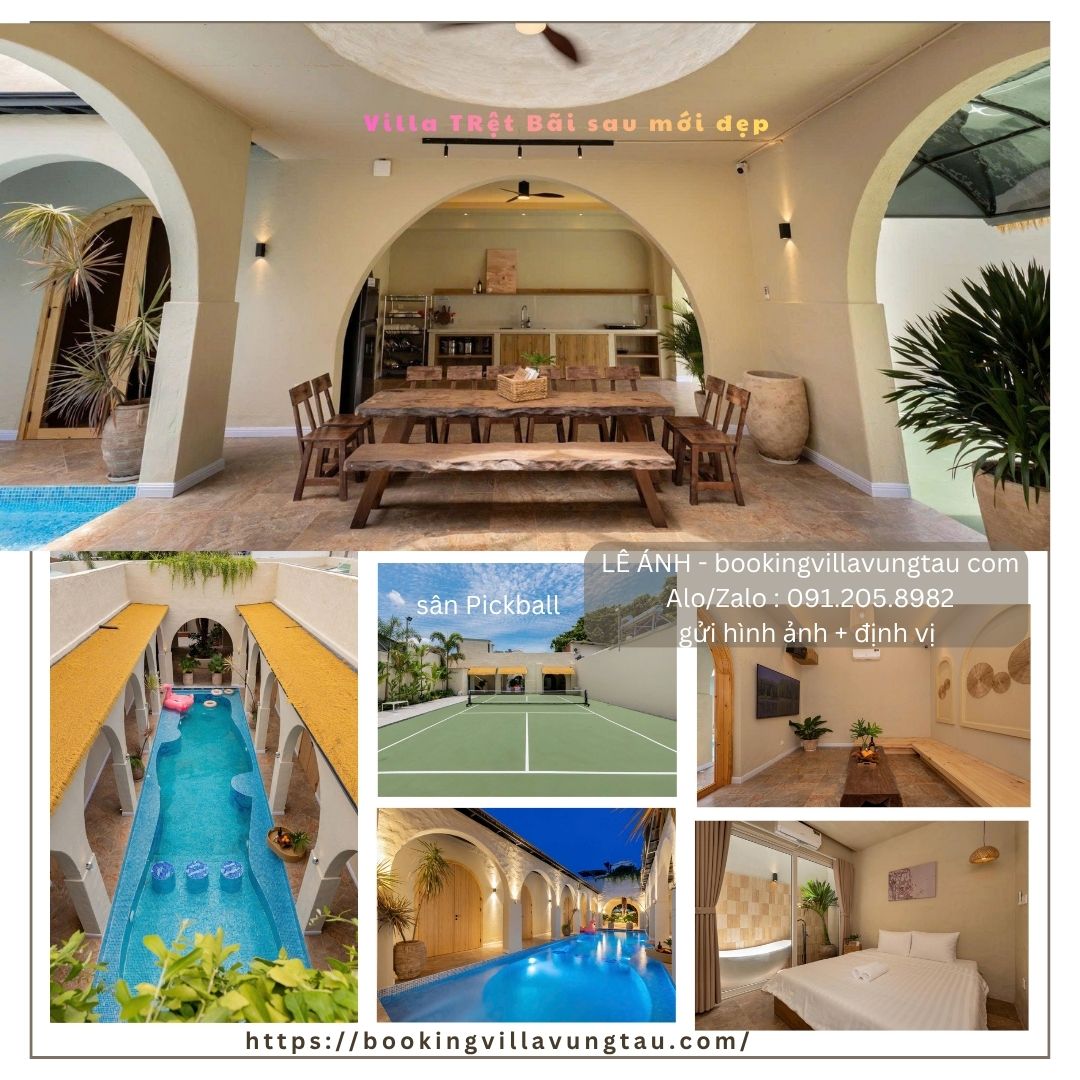 Villa tret vung tau mơi dep 